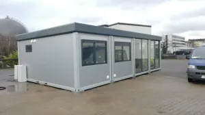 4-fach Bürocontaineranlage mit Attika – Bild 2