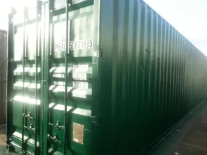 40 Fuss See- Lagercontainer, gebraucht, neu lackiert – Bild 4