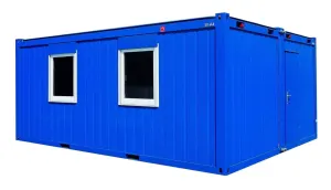 5-fach Bürocontaineranlage aus 10x3m Containern – Bild 1