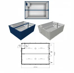 5-fach Bürocontaineranlage aus 10x3m Containern – Bild 2