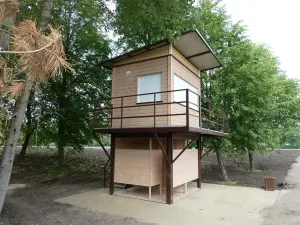 Bürocontainer mit Holzverkleidung – Bild 4