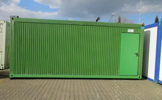 20 Fuss Bürocontainer, gebraucht /grün