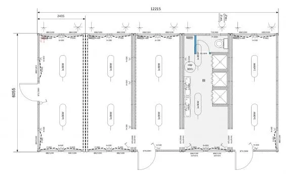 5-fach Containeranlage / NEU -