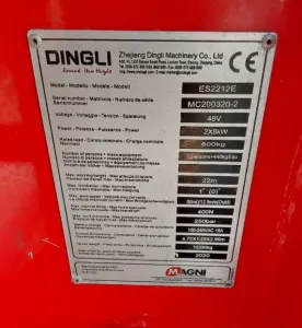 Magni ES2212E Elektro-Scherenbühne – Bild 11